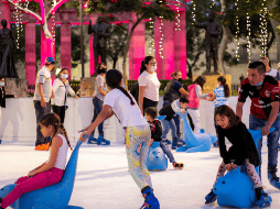 El acceso a las pistas de hielo es totalmente gratuito. ESPECIAL/Explora Jalisco