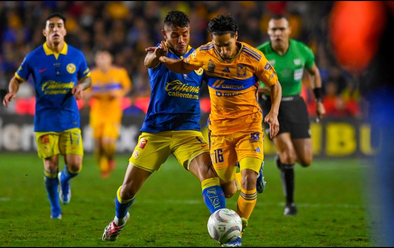 Tigres y América regalaron a sus aficionados un duelo dinámico en el Universitario en el partido de Ida. IMAGO7.