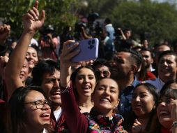 La precandidata pidió a los jóvenes que forman parte de su equipo 