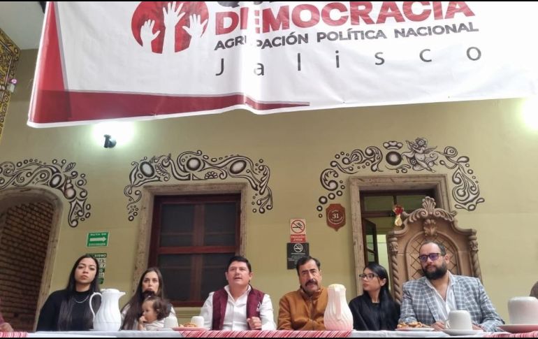 Es una agrupación política nacional creada desde el 2021 y hace unos días firmó el convenio para participar en el próximo proceso electoral. EL INFORMADOR / J. VELAZCO