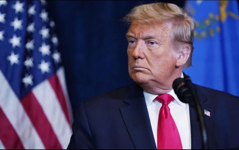 Donald Trump no puede postularse a la Casa Blanca.  EL INFORMADOR/  ARCHIVO