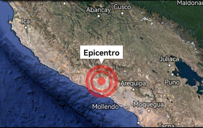 El temblor también se sintió en la capital del país, Lima. ESPECIAL / X / Instituto Geofísico de Perú