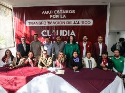 Claudia Delgadillo y su equipo. EL INFORMADOR/ H. Figueroa