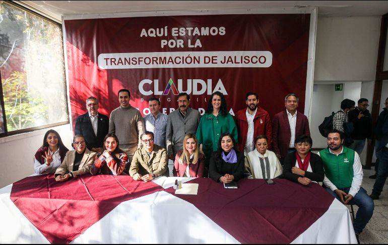 Claudia Delgadillo y su equipo. EL INFORMADOR/ H. Figueroa