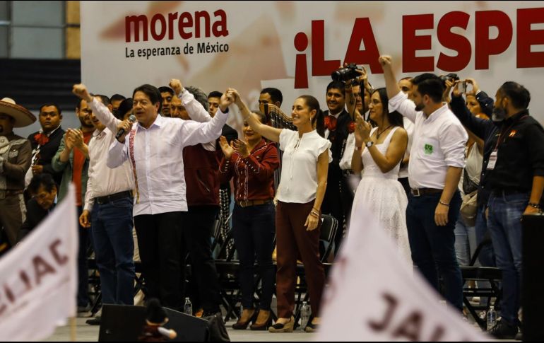 Morena tiene el objetivo de ganar lugares en el Congreso para impulsar la reforma al Poder Judicial. EL INFORMADOR/Archivo