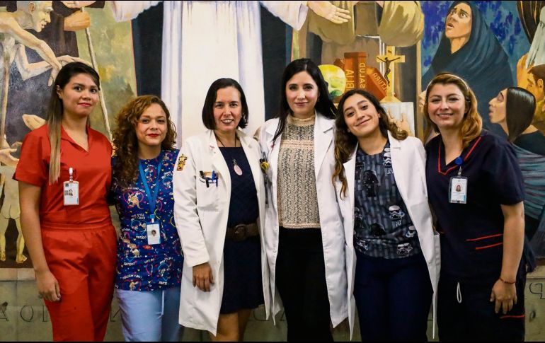 Integrantes del Área de Diagnóstico de Mama del Servicio de Imagenología y Rayos X del Antiguo Hospital Civil de Guadalajara. EL INFORMADOR/A. Navarro