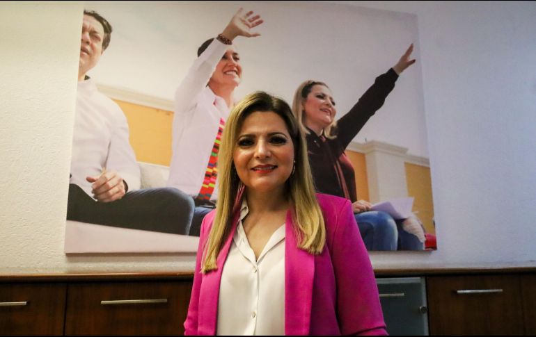 Claudia Delgadillo, aspirante a la gubernatura de Jalisco por parte de Morena y aliados. EL INFORMADOR/A. Navarro