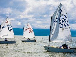 Los fines de semana, las aguas del lago de Chapala son navegadas por un grupo de jóvenes entusiastas que crecen al ritmo de un velero. EL INFORMADOR/A. Navarro