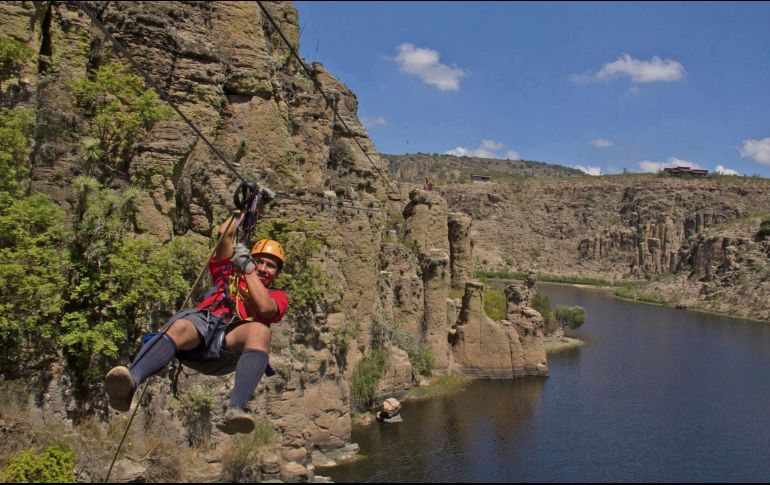 San José de Gracia. Sus espacios naturales se prestan a la aventura. CORTESÍA