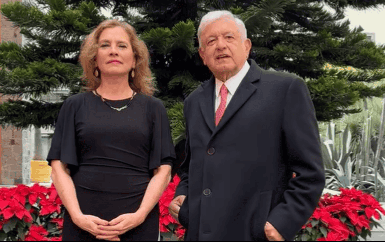 Andrés Manuel López Obrador, mandó esta tarde un mensaje de feliz navidad a todos los mexicanos. ESPECIAL/ 