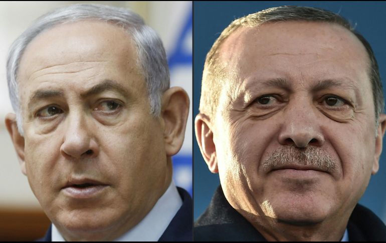 BENJAMÍN NETANYAHU Y RECEP TAYYIP ERDOGAN. Tras el ataque de Hamás del 7 de octubre, Erdogan denunció la respuesta israelí de bombardeos masivos sobre Gaza como 