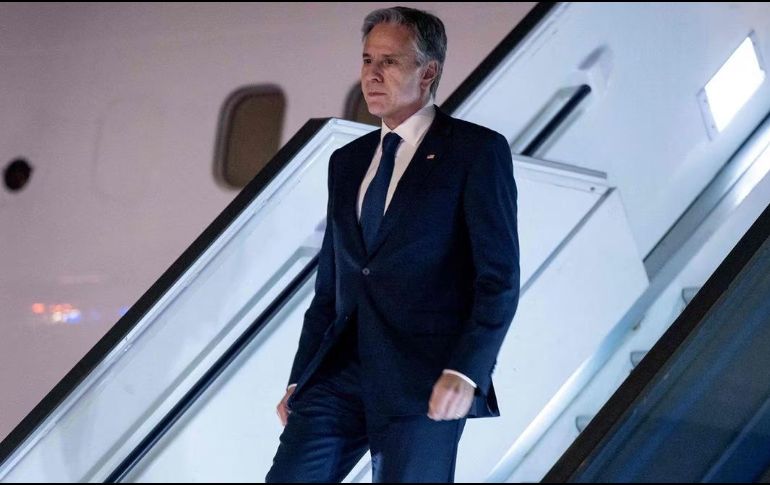 Blinken llegó al Aeropuerto Internacional Felipe Ángeles (AIFA). AFP / ARCHIVO
