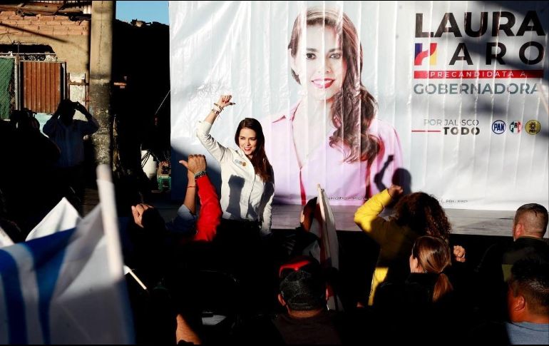 El próximo 3 de enero, junto a Xóchitl Gálvez, Laura Haro realizará el cierre de su precampaña en la Plaza de la República en Guadalajara. ESPECIAL