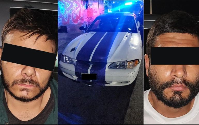 El automóvil robado fue remitido al depósito vehicular deI Instituto Jalisciense de Asistencia Social. ESPECIAL / COMISARÍA DE ZAPOPAN