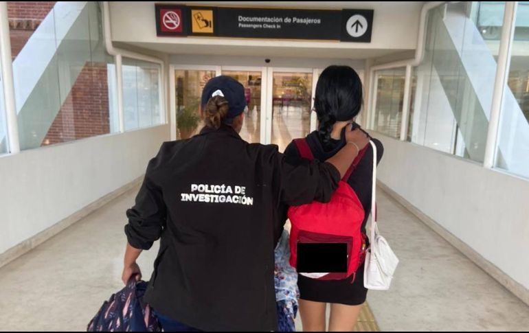 Las autoridades no aclararon las condiciones en las que fue hallada, ni bajo qué circunstancias terminó en otro estado. ESPECIAL / FISCALÍA DE JALISCO