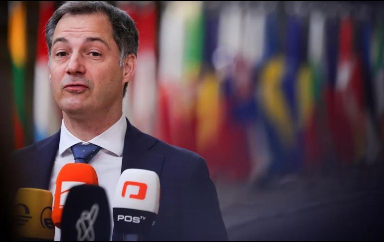 El primer ministro de Bélgica, Alexander de Croo. ESPECIAL / EFE