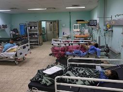 Según la OMS 13 de los 36 hospitales de Gaza funcionan parcialmente. EFE