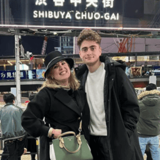 Erika Buenfil le da la bienvenida al 2024 en Japón