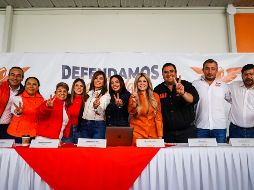 Delgadillo resaltó que en sus actividades durante los 39 días de precampaña, ha tenido el apoyo de los principales liderazgos. EL INFORMADOR / A. NAVARRO