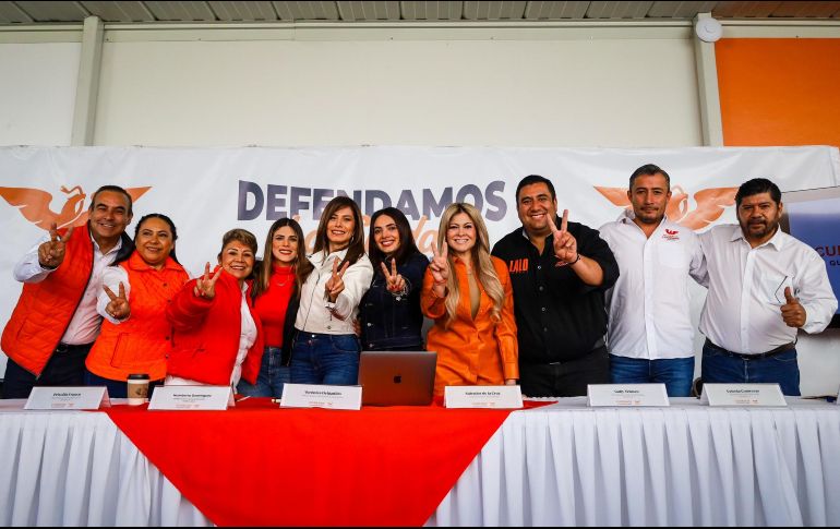 Delgadillo resaltó que en sus actividades durante los 39 días de precampaña, ha tenido el apoyo de los principales liderazgos. EL INFORMADOR / A. NAVARRO