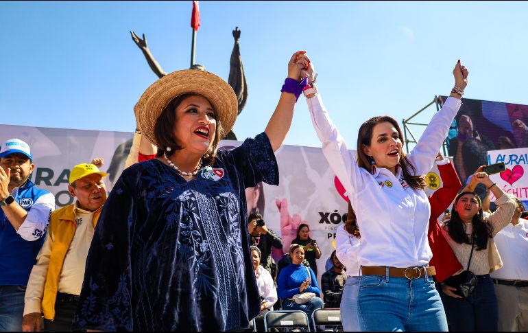 Laura Haro retó a los precandidatos de Morena y Movimiento Ciudadano para someterse a una prueba de polígrafo. EL INFORMADOR/ A. Navarro.