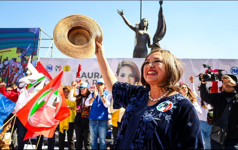 Laura Haro retó a los precandidatos de Morena y Movimiento Ciudadano para someterse a una prueba de polígrafo. EL INFORMADOR/ A. Navarro.