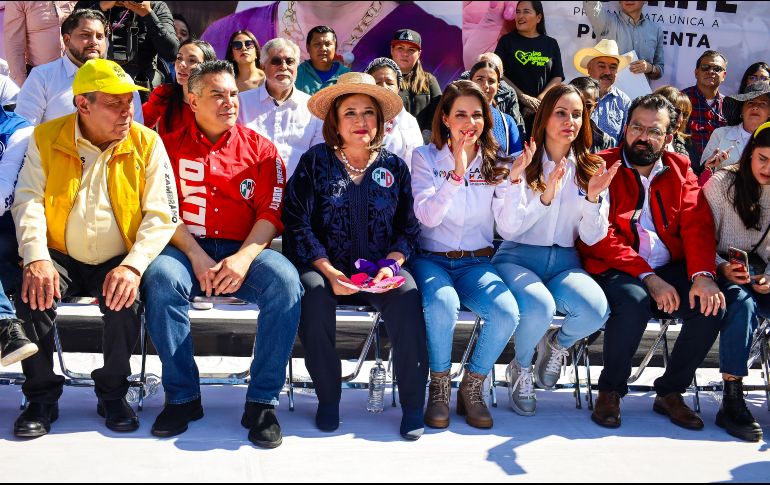 Laura Haro retó a los precandidatos de Morena y Movimiento Ciudadano para someterse a una prueba de polígrafo. EL INFORMADOR/ A. Navarro.