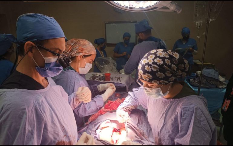 Se trató de la donación de riñones, hígado, córneas y tejido osteomuscular por parte del cuerpo del hombre. ESPECIAL/ Hospital Civil