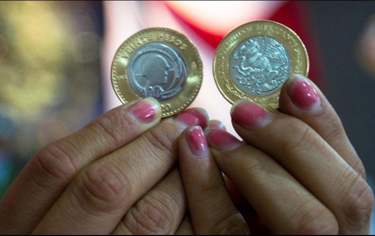 Moneda conmemorativa del Centenario del Ejército Mexicano. Una moneda escasa y en buen estado puede multiplicar su valor. NOTIMEX/Archivo