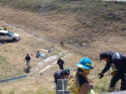 Auto cae a un barranco, hay una menor fallecida. ESPECIAL/ PC ESTATAL