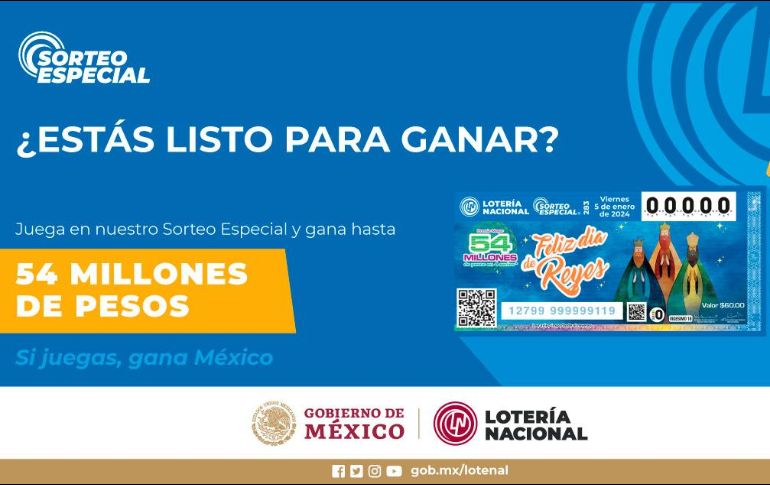 El número ganador se dio a conocer en el Salón de Sorteos del Edificio Édison. X/ @lotenal