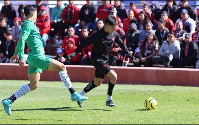 Las anotaciones del Atlas corrieron a cargo de Brayan Trejo y Raymundo Fulgencio, único refuerzo rojinegro hasta el momento. ESPECIAL