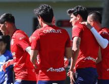 El Guadalajara goleó a los Toros del Celaya por 7 goles a 1 en amistoso celebrado en Verde Valle. ESPECIAL / X: @Chivas