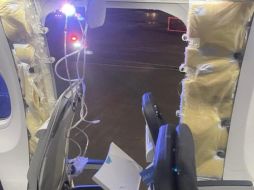 La despresurización no solo se llevó consigo la ventana, sino también el asiento junto a ella que se encontraba vacío. ESPECIAL