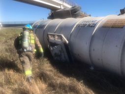 No hubo reporte de personas lesionadas por el accidente. ESPECIAL.