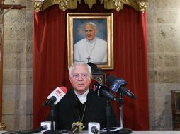 El Cardenal de Guadalajara llamó respetar el marco que se tiene para garantizar unas elecciones limpias, justas y claras. ESPECIAL.