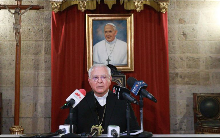 El Cardenal de Guadalajara llamó respetar el marco que se tiene para garantizar unas elecciones limpias, justas y claras. ESPECIAL.