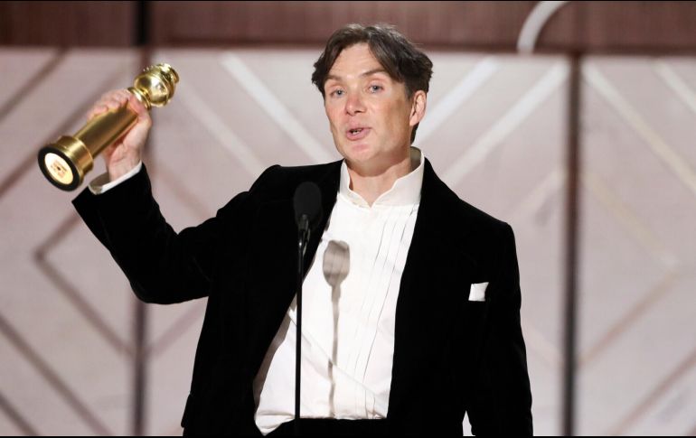 El actor debió ser censurado en su discurso porque se le escapó una mala palabra de la emoción. AP /