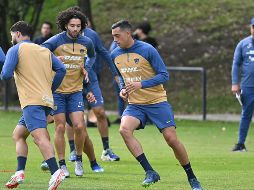 Una vez oficializada su llegada a Pumas, Rogelio Funes Mori se puso a entrenar. TWITTER/PumasMX