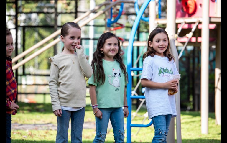 Ana Sofi Bustamante, Mía Castellanos y Chantal Suárez. GENTE BIEN/SERVANDO GÓMEZ