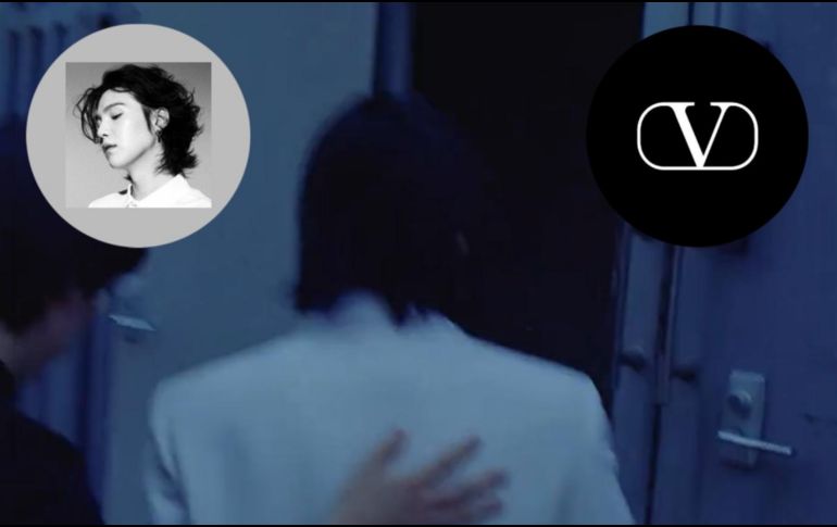 Este integrante de BTS será la imagen oficial de Valentino para su colección para hombres. ESPECIAL / X: @MaisonValentino