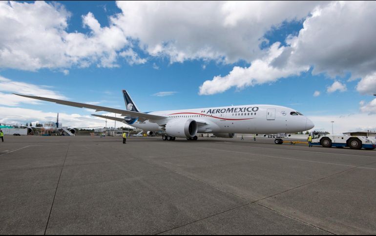 Aeroméxico lamentó ahora los inconvenientes por la medida, que provocaron la cancelación de 131 vuelos y afectaron a más de 19 mil pasajeros. NTX / ARCHIVO