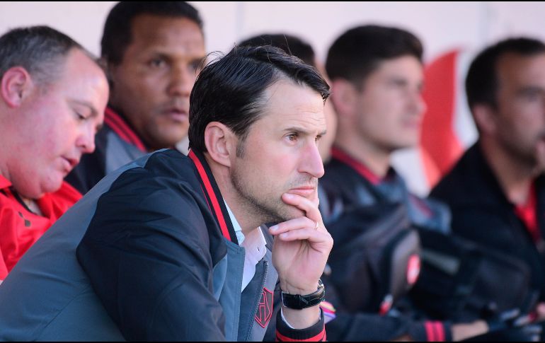 Los pupilos de Beñat San José, en una trágica tarde en el Estadio Victoria, vieron como el Necaxa logró remontar. IMAGO7 / P. RAMÍREZ