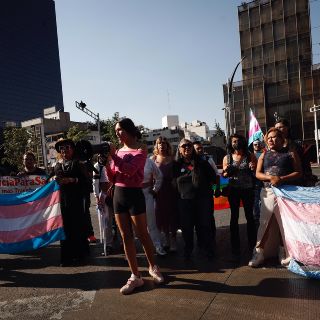 Colectivos realizan una manifestación ante la ola de asesinatos a personas trans en México