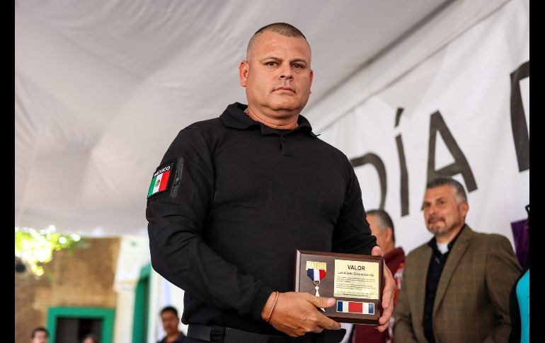 Las autoridades entregaron diplomas, estímulos y medallas a aquellos elementos de la Comisaría de Seguridad Pública destacados por su perseverancia, eficiencia, mérito y valor. EL INFORMADOR / H. Figueroa