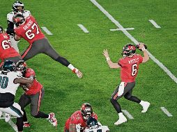 Baker Mayfield tuvo una noche casi perfecta ante Filadelfia. AFP/J. Aguilar