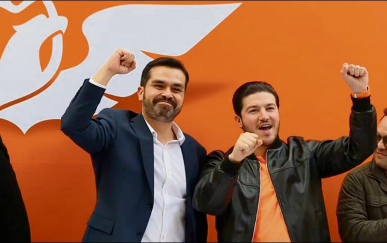 Jorge Álvarez Máynez y Samuel García. EL UNIVERSAL