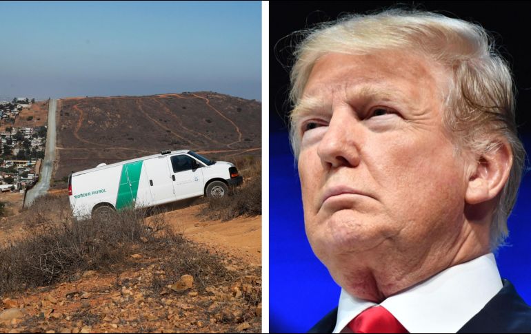 El Presidente López Obrador dijo que no hay problema con el expresidente Trump. AP / AFP / ARCHIVO