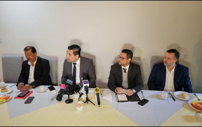 Quien fuera también presidente de la CMIC en Jalisco, ofreció una rueda de prensa en la que anuncia su intención de buscar la presidencia nacional de la cámara. EL INFORMADOR / M. HERNÁNDEZ