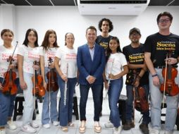 Pablo Lemus ve en la música un elemento para fortalecer el tejido social y el desarrollo de habilidades artísticas. ESPECIAL